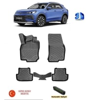 Volkswagen T-Roc 2017-2025 Yılları Arası Uyumlu 3D Havuzlu Paspas ASMA KOKU VE NUMARATÖR HEDİYELİ