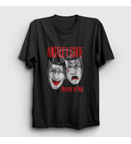 Presmono Unisex Siyah Theatre Mötley Crüe T-Shirt 167458tt