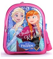 Lisanslı Frozen Okul Sırt Çantası - Elsa&Anna Sisters Rules! (Pembe)