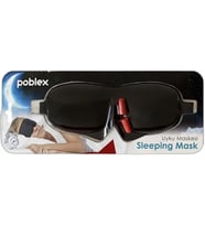 Poblex 3D Uyku Maskesi Kırmızı + Kulak Tıkacı