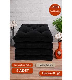SİLİKONLU FİTİLLİ SANDALYE MİNDERİ