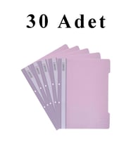 30 Adet A4 Lila Telli Dosya 1 Paket Ekonomik Kaliteli Telli Dosya Ofis Büro Okul