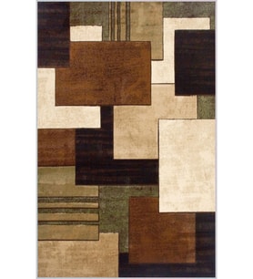 Eliana Home Baskılı, Yıkanabilir Kaymaz Taban Salon Halısı LNA1093 100x150 cm (Kahverengi)