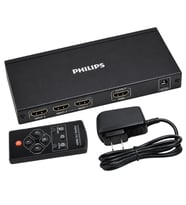 Philips SWR9101W/93 HDMI Quad Multi-Viewer 4-Giriş 1-Çıkış Ekran Bölücü ve Seçici Switch