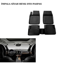 Gold Opel Corsa E Hb 2015 ve Sonrası İmpala Havuzlu Siyah  Renk Oto Paspas