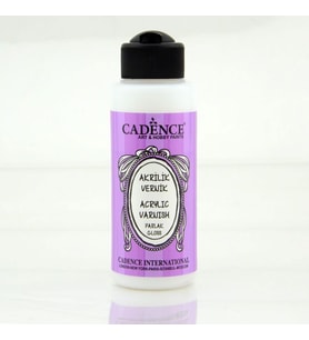 Cadence Su Bazlı Vernik PARLAK 120 ml. 