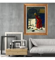Altın Varaklı Paspartulu Çerçeveli Tablo a1602