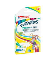 Edding 17 Funtastics Textile Fun Kumaş Boyama Kalemi 5 Renk 