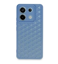 Xiaomi Redmi Note 13 Pro 5G Kılıf Petek Silikon Kapak - Mavi