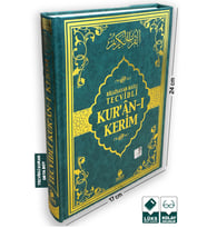 Tecvidli Kuran-ı Kerim Orta Boy Yeşil Renk