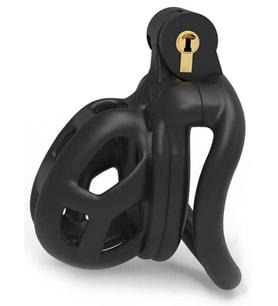 Censan Siyah Ayarlanabilir Metal Penis Kafesi S Beden