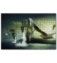 Cakapuzzle  Kale Su Doğa Kuşlar Martı Deniz  Puzzle Yapboz MDF (Ahşap) (120 Parça)