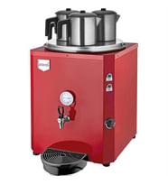 Remta Jumbo 40 Litre Üç Demlikli Çay Kazanı Makinesi - Kırmızı