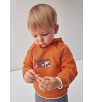 Mayoral Erkek Bebek Kapşonlu Sweatshirt (Turuncu)