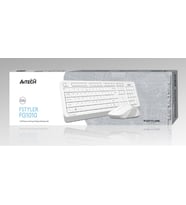 A4 Tech Fg1010 2.4G Beyaz Q Fn-Mm Klv+Optik Mouse Set (Siyah)