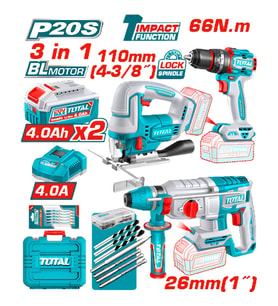 TOTAL AVANTAJ 3 LÜ SET - D.MATKAP & KIRICI & DEKUPAJ TCKLI203136E