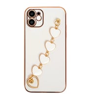 Ally iPhone 11 6.1inç Kılıf Kalp Bileklik Tutuculu Lüx Silikon Askılı Kılıf- - HPSBYI9691-9