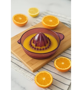 Akrilik Mürdüm Narenciye Limon & Portakal Sıkacağı Pratik Portakal Sıkacağı