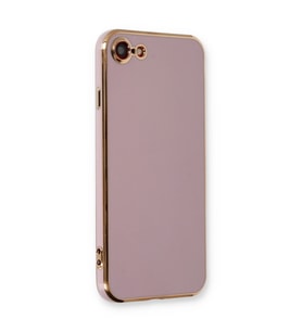 Iphone 7 Kılıf Volet Silikon - Mor