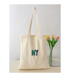 Le Vion Ny Yeşil - Bez Çanta 38x42 cm 170 Gr Hambez Omuz Çantası Kadın Alışveriş Çantası