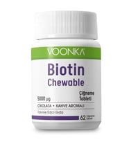 Voonka Biotin Chewable 62 Çiğneme Tableti 8682241302079