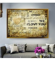 Altın Çerçeveli dekoratif tablo l989 (Gold)