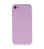 Apple İphone 7 Kılıf Nano İçi Kadife Silikon - Lila