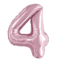 Bebek Pembe 4 Rakam Folyo Balon 100 cm