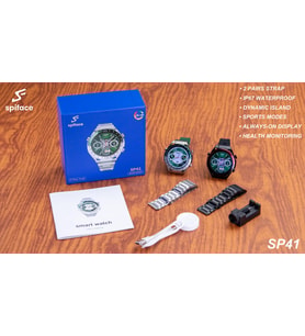 Spiface SP41 Akıllı Saat 1.53 Inç Ekra (E.Siyah)