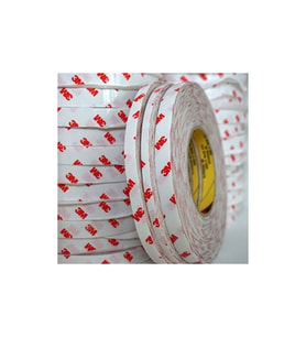 3m İnce Çift Taraflı Pet Şeffaf Bant 50mm X 50 Metre (Çok Renkli)