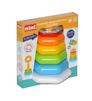 Nessiworld AE-1510 Çıngıraklı Altıgen Halhalar / 0-3 yaş