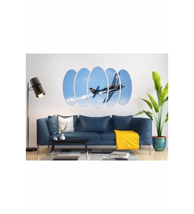 UÇAK GÖKYÜZÜ MDF TABLO-1321