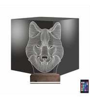Luvivia Kurt 3D Lamba - Masa Gece Lambası