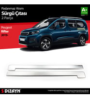 Peugeot Rifter Krom Sürgülü Kapı Çıtası 2019 Üzeri