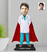 Kişiye Özel Tıp Bayramı Doktor Acil Doktoru Ahşap Biblo-1