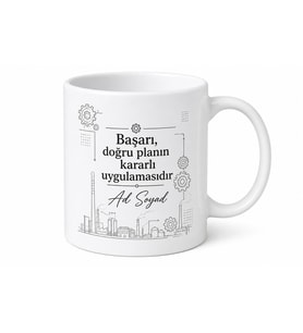 Üretim Müdürüne Hediye İsimli Baskılı Kupa Bardak Özel Tasarım