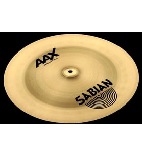 Sabian 21816X AAX Chinese Zil (18 İnç)  Modern Çin Zili - Karanlık ve Keskin - Agresif