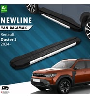 S-Dizayn Renault Duster 3 NewLine Krom Yan Basamak 183 Cm 2024 Üzeri A+ Kalite