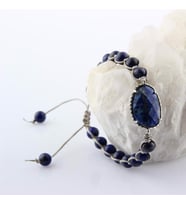 Lapis Lazuli Doğaltaş Bileklik 6 mm B110