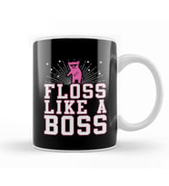 Sunglasses Pig Floss Like A Boss Kupa Bardak Porselen