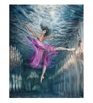 Düşlerin Dansı Sayılarla Boyama Seti Canvas Kasnaklı 40 x 50 cm