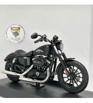 Cruiser Chopper 1:12 Diecast Motosiklet Model Oyuncak – Metal Maket &amp; Koleksiyon Biblo (Siyah)