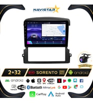 Kia Sorento  2002-2011 Model 2GB + 64GB Android 13 Kablosuz Carplay Navigasyon Multimedya Sistemi