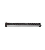 Brennenstuhl Premium-Alu-Line 12 lu Priz Grubu Anahtarlı 3 Metre (Karışık)