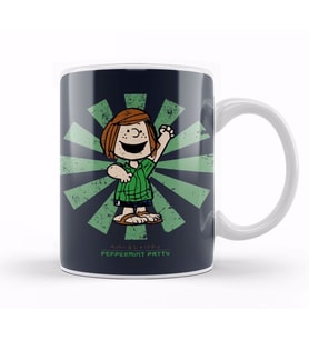 Peppermint Patty Retro Japanese Peanuts Kupa Bardak Porselen