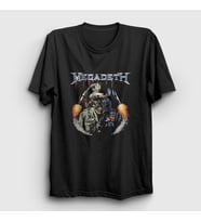 Presmono Unisex Siyah Rattlehead Megadeath T-Shirt 390090tt