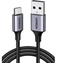 Ugreen 2.0 Usb-A & Örgülü Data Kablosu, 1 Metre, Siyah, 60126