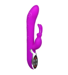 LilituShop USB Şarjlı 10 Fonksiyonlu Isıtmalı Teknolojik Tavşan Vibratör