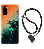 Samsung A02S A03S A10 A12 A13 A21S A22 Kılıf Boyun Askılı Silikon Güzel Çiçekler 1712