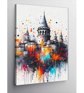 Kanvas Tablo Galata Kulesi İstanbul
